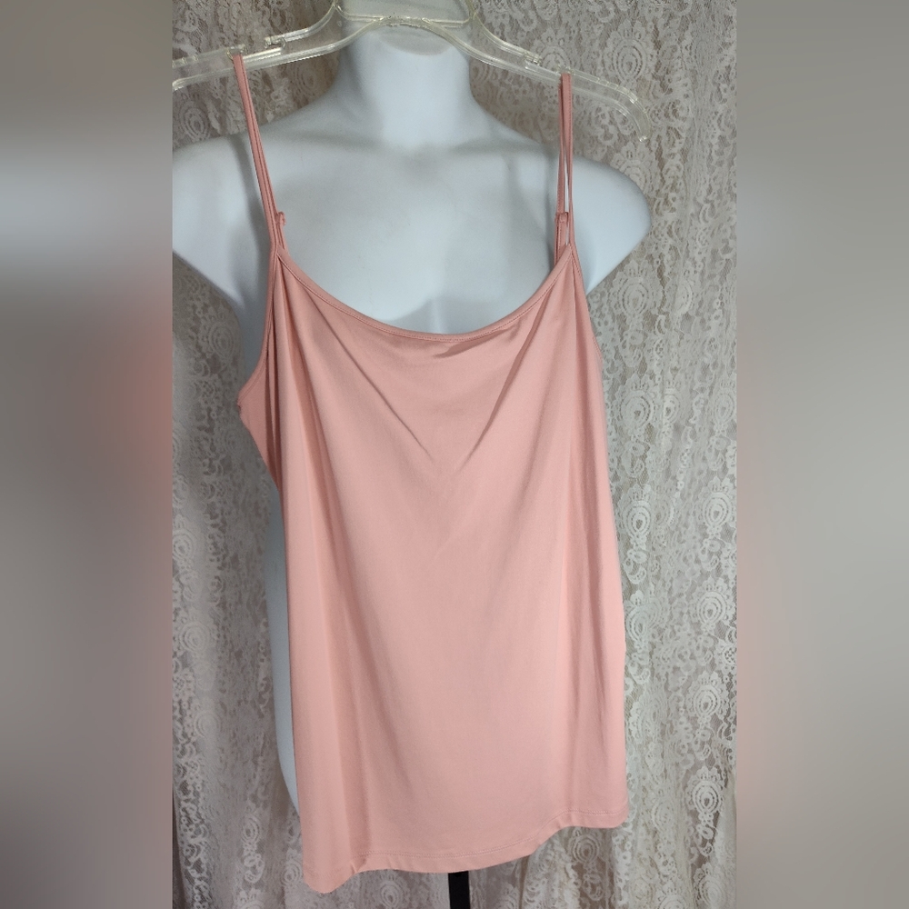 Apostrophe Stretch Peachy Pink Camisole NWOT